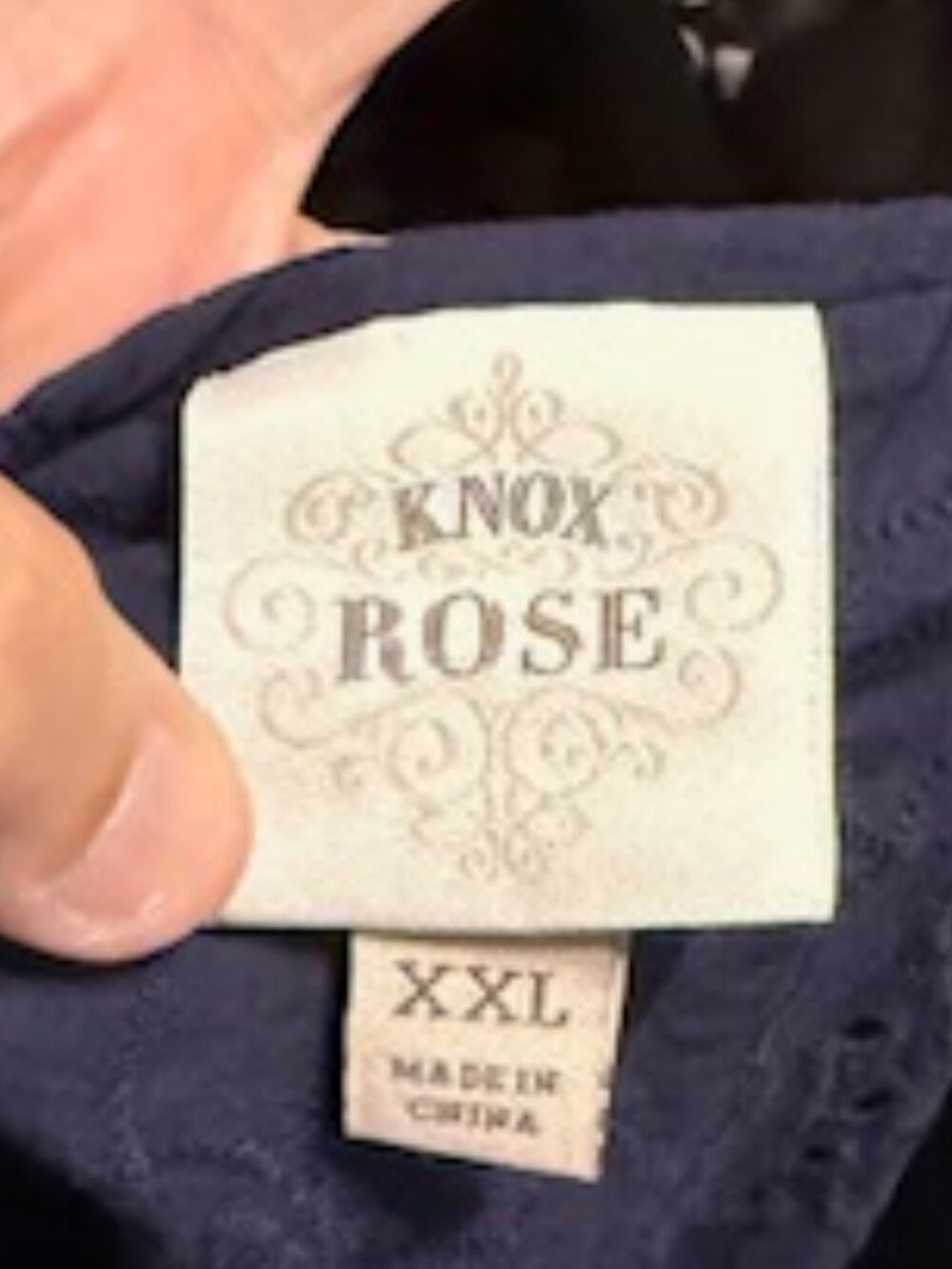 KNOX ROSE Blouse Size 2X - Picture 3 of 3